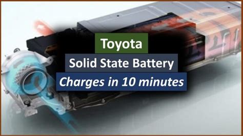 Toyota To Launch Solid State Battery Which Can Be Charged in 10 Minutes ...