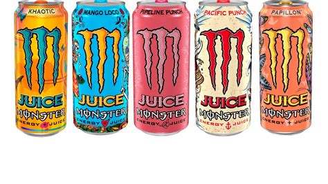 Buy Monster Energy Juice (5 Flavor Variety Pack, 10 Cans) Online at ...