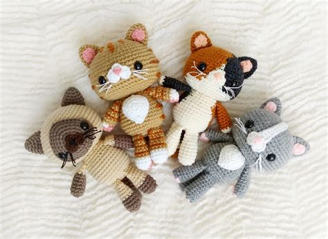 Amigurumi crochet cat pattern Sewing & Fiber Craft Supplies & Tools etna.com.pe