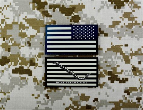 Infrared Reverse US Flag First Navy Jack Patch Set – BritKitUSA