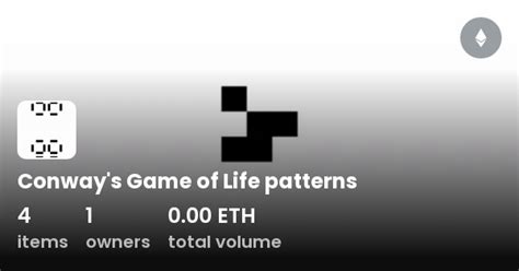 Conway's Game of Life patterns - Collection | OpenSea