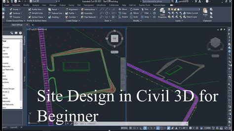 Site Design in Civil 3D for Beginner - YouTube