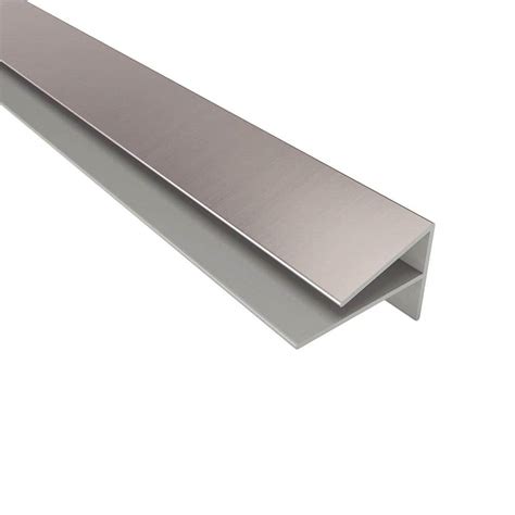 Fasade 4 ft. Brushed Aluminum Outside Corner Trim-163-08 - The Home Depot