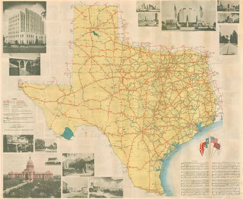 Official Map of the Highway System of Texas | by Texas General Land ...