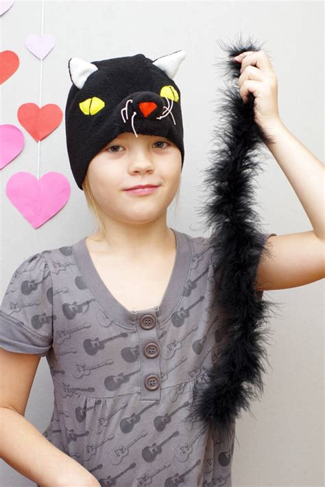 Kids Cat Halloween Costume White Cat Costume Hat Animal - Etsy