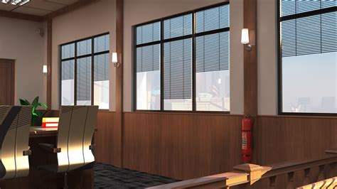 CourtRoom Interior Model - TurboSquid 2066485