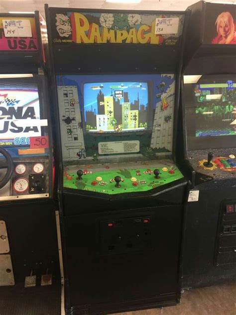 Rampage arcade game | Arcade game room, Arcade games, Arcade