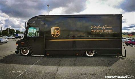 UPS Mail in Style Slammed | Classic cars trucks, Step van, Bagged trucks