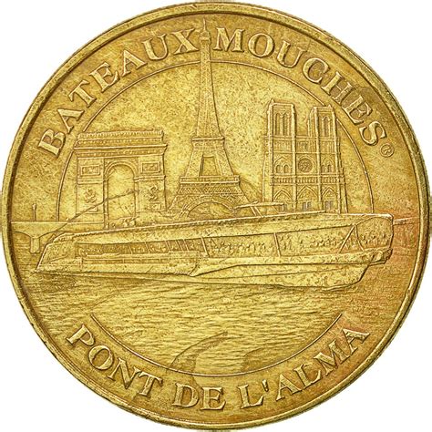 #520093 France, Jeton, Jeton Touristique, Paris - Bateaux mouches ...