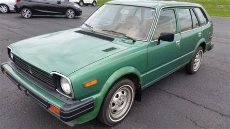 Honda Civic 4-DOOR WAGON 1980 GREEN For Sale. WD-B1004879 1980 Honda ...