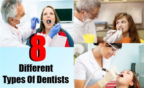 How many different types of dentist are there - Dr Chauvin