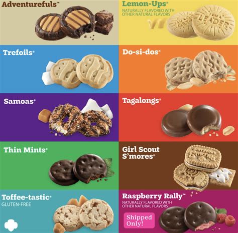 Girl Scout Cookie Choices 2024 - Dita Myrtle