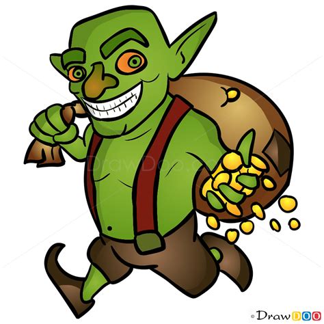 How to Draw Goblin, Clash of Clans