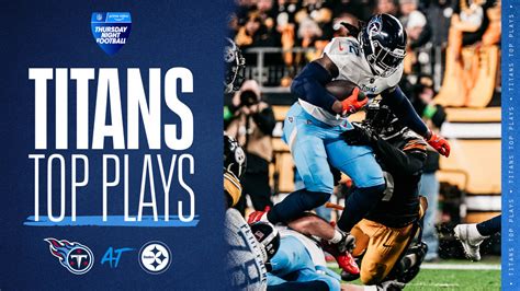 Titans' Top Plays vs. Steelers Week 9 | Game Highlights