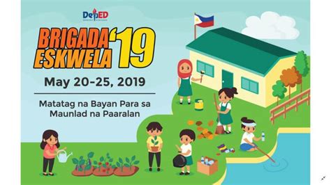 2019 Brigada Eskwela Official Banner, Logo, Shirt Design and Manual | National high school ...