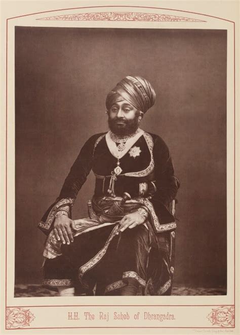 NPG Ax28678; Man Singh, Raja of Dhrangadhra - Portrait - National Portrait Gallery