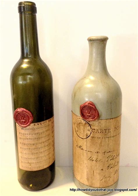 Antique Wine Bottles - Reader Featured Project - The Graphics Fairy