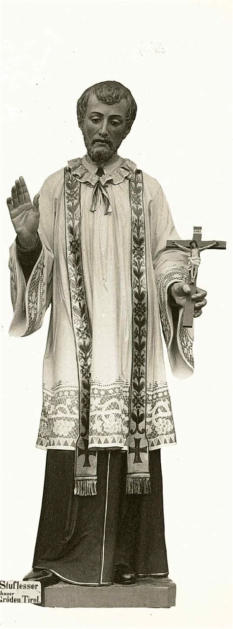 Wooden statue of St.Peter Claver - Ferdinand Stuflesser 1875