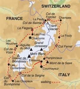 Mont Blanc Tunnel Map