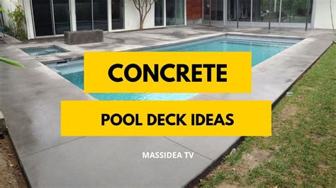 75+ Amazing Concrete Pool Deck Ideas Around The Worlds - YouTube