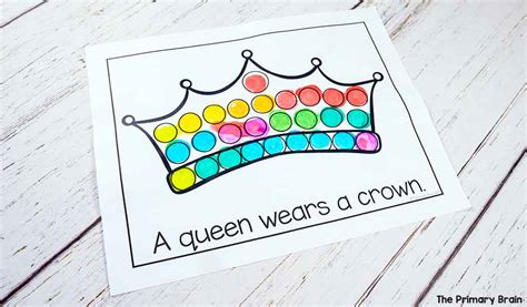 Queen Themed Toddler Activities | The Primary Brain