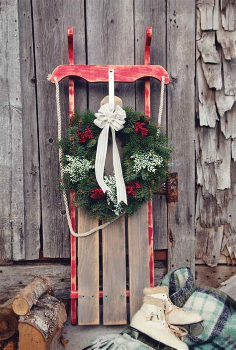 Vintage DIY Wooden Sled | Canada DIY | Fynes Designs