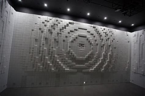 Hyper Matrix - an amazing kinetic landscapes media art installation.