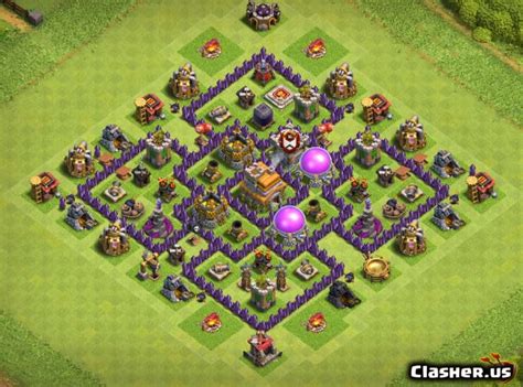 Town Hall 7 Farmingclash Of Clans