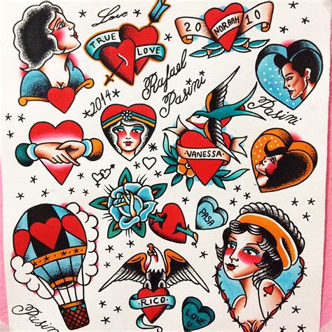 34 American Traditional Tattoo Flash Art PNG – Wallpaper