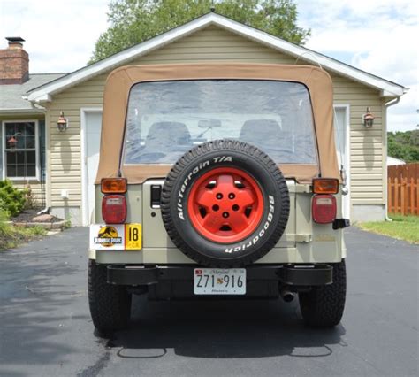 1992 Jeep Wrangler Sahara Jurassic Park - Classic Jeep Wrangler 1992 ...