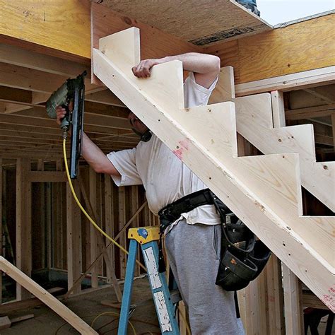 Installing Interior Stair Framing - Fine Homebuilding