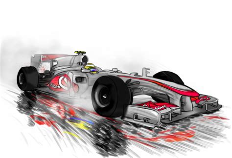 F1 Car Sketch at PaintingValley.com | Explore collection of F1 Car Sketch