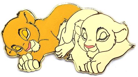 Simba and Nala Cubs Gold - ACME - Family Portrait 1 | Pin & Pop