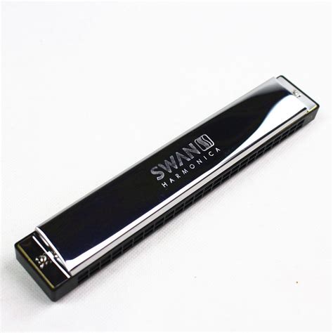 Swan Harmonica C Key 24 Holes Tremolo Mouth Organ Woodwind | Best Audio ...