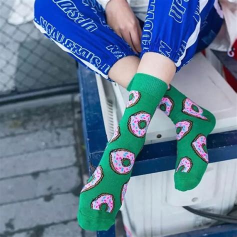 Green Donut Socks - Mounteen