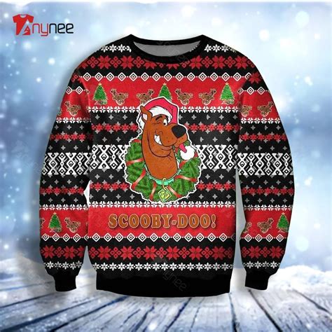 Scooby-Doo Xmas Wreath Ugly Christmas Sweater - BipuBunny Store