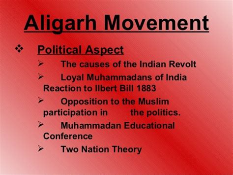 Aligarh movement