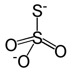 Thiosulfate Lewis Structure