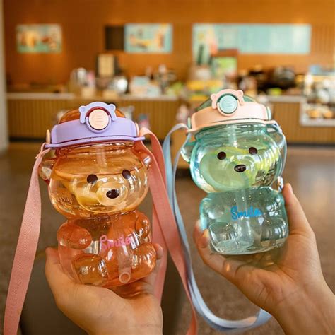 Transparent Cute Teddy Bear Water Bottle for kids-PRIYA001TW – www ...