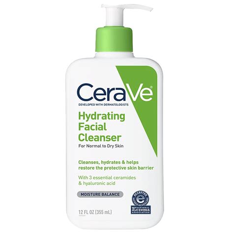 CeraVe Hydrating Facial Cleanser Fragrance Free with Hyaluronic Acid | Walgreens