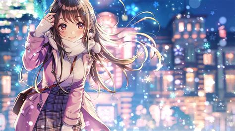 Cute Anime Girl Wallpaper - Free Wallpapers for Apple iPhone And ...