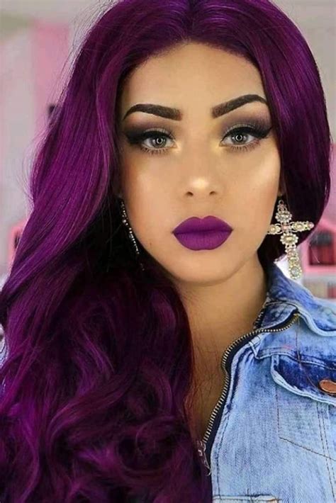 15 Gorgeous Aubergine Hair Styles Just For You