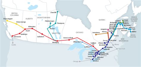 Infographics, Maps, Music and More: Passenger Train Maps - Canada vs. U.S.