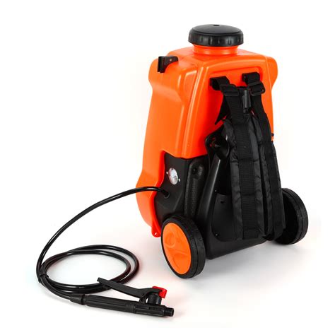 New 16L 12V Garden Weed Sprayer Electric Battery Trolley Portable Backpack Spray 9780671836078 ...