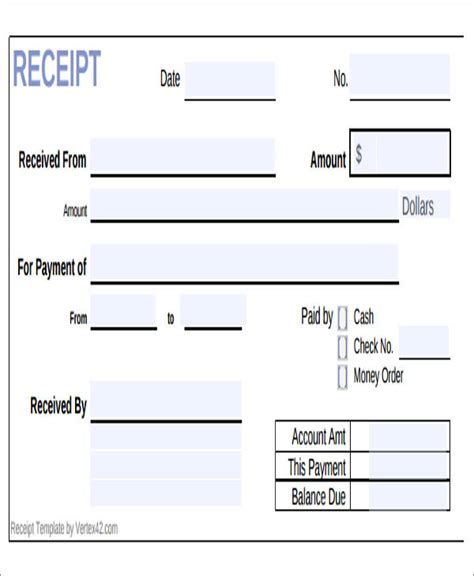 FREE 5+ Sample Payment Receipt Templates in PDF