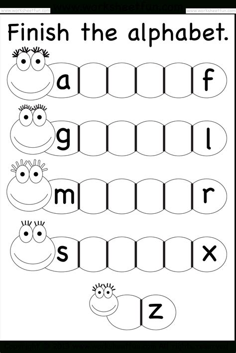 Alphabet Worksheets For Grade 1 – AlphabetWorksheetsFree.com