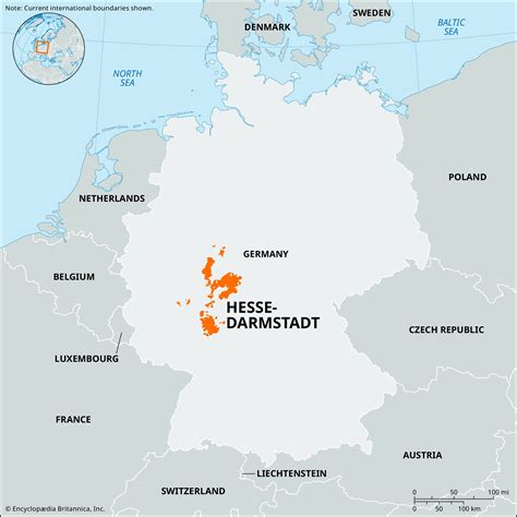 Hesse-Darmstadt | Germany, Map, History, & Facts | Britannica