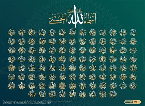 99 Names Of Allah Wallpaper Hd In English