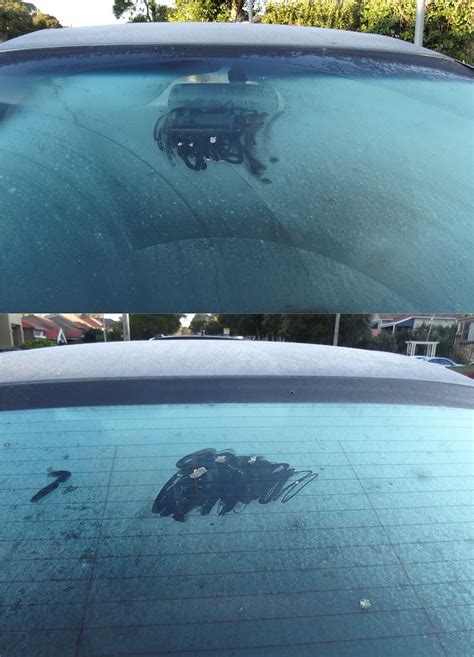 Unseasonable frost on car - after three decades ! | Frost oc… | Flickr