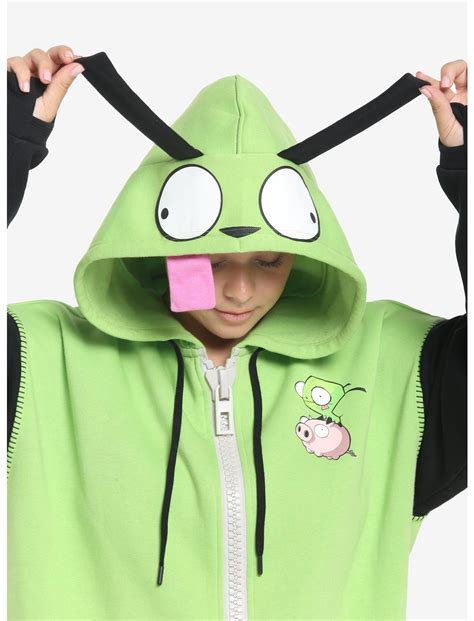 Invader Zim GIR Cosplay Girls Hoodie Plus Size | Hot Topic | Hoodie ...